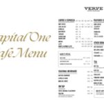 Capital One Cafe Menu