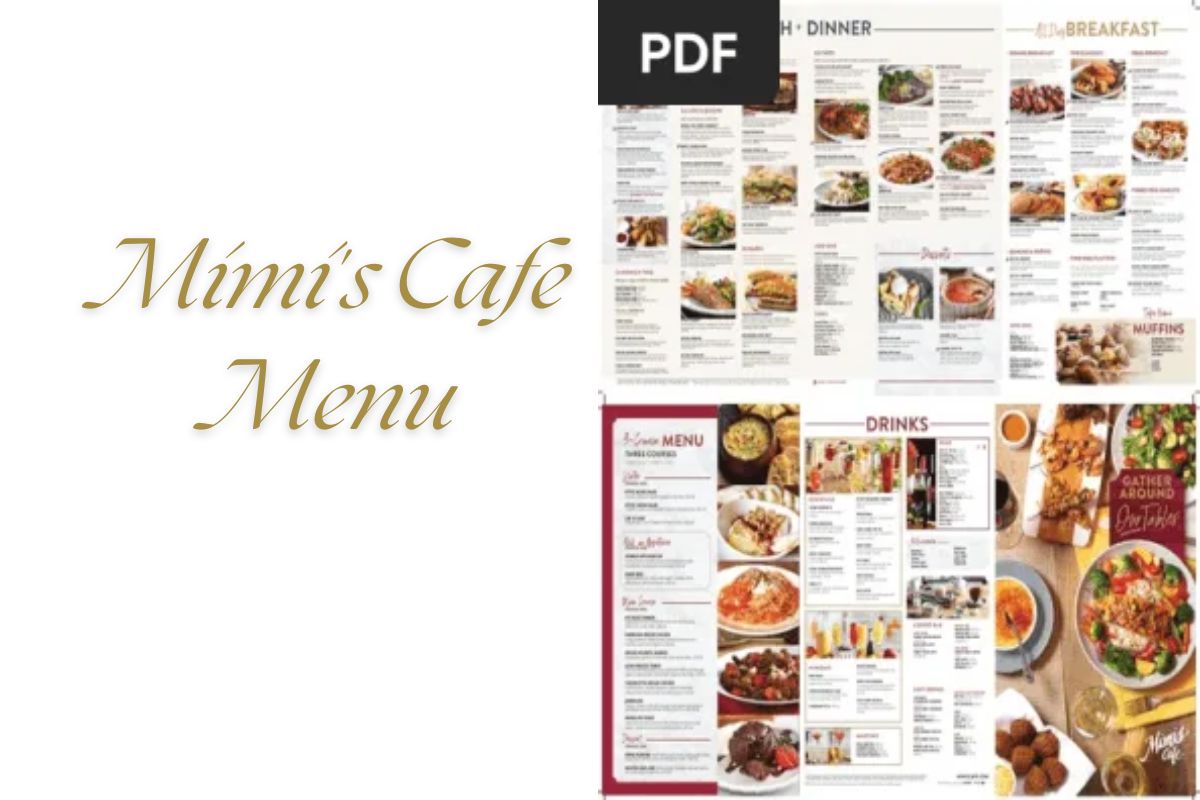 Mimi's Cafe Menu
