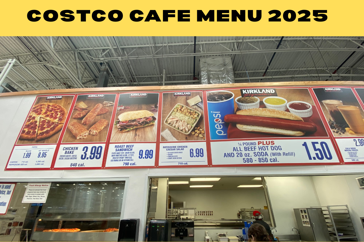 Costco Cafe Menu 2025