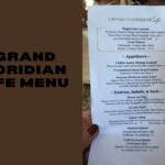 Grand Floridian Cafe Menu 2025