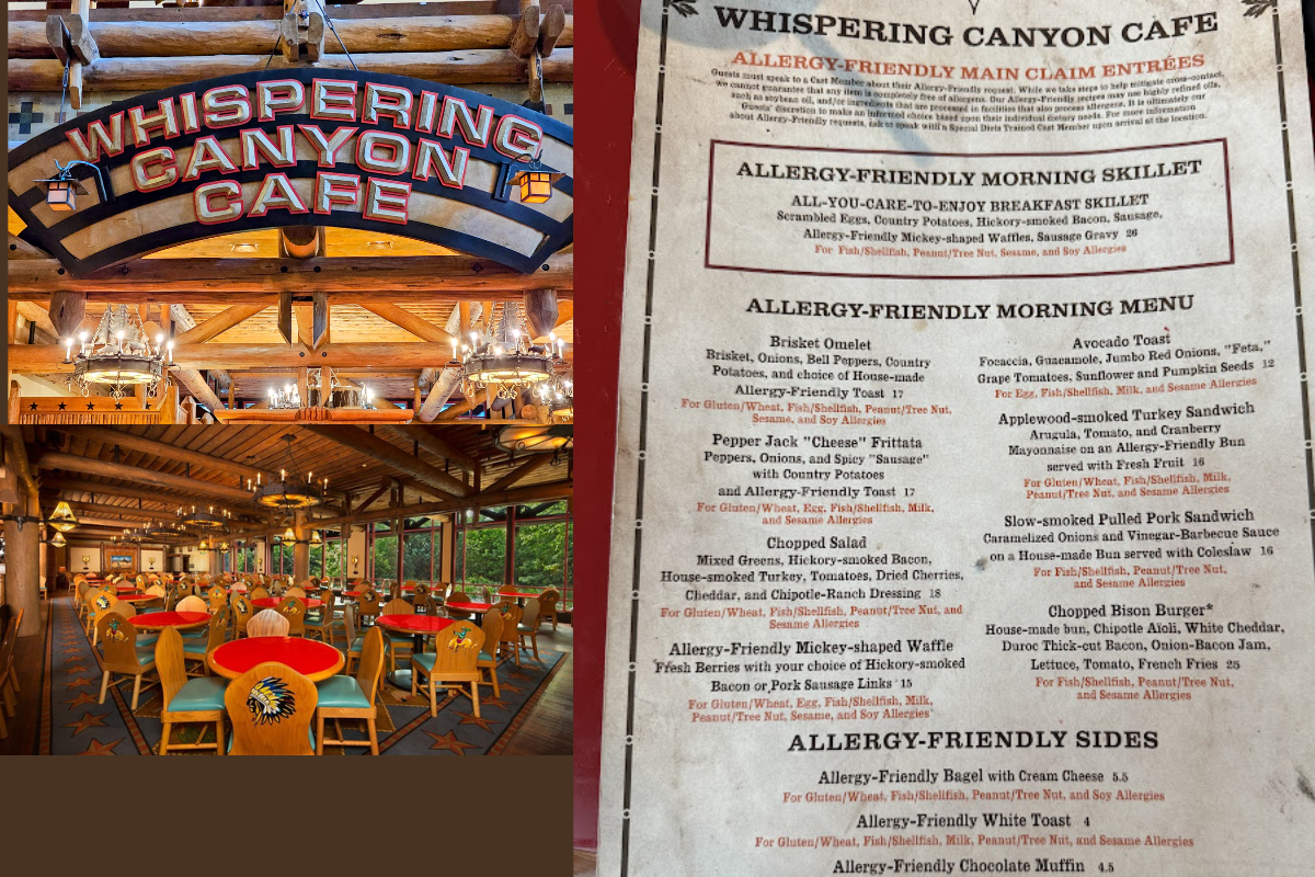 Whispering Canyon Cafe Menu Price | Hours & Deals 2025