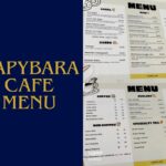 Capybara cafe Menu