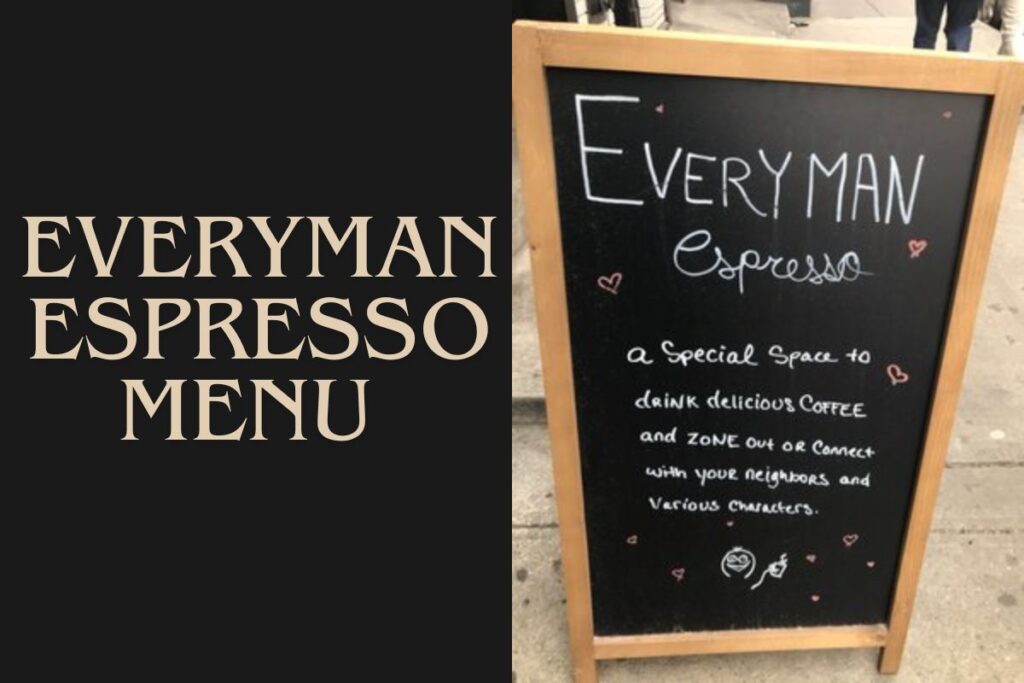 Everyman Espresso Menu