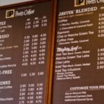 Peet’s Coffee Menu
