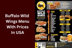 Buffalo Wild Wings Menu With Prices In USA