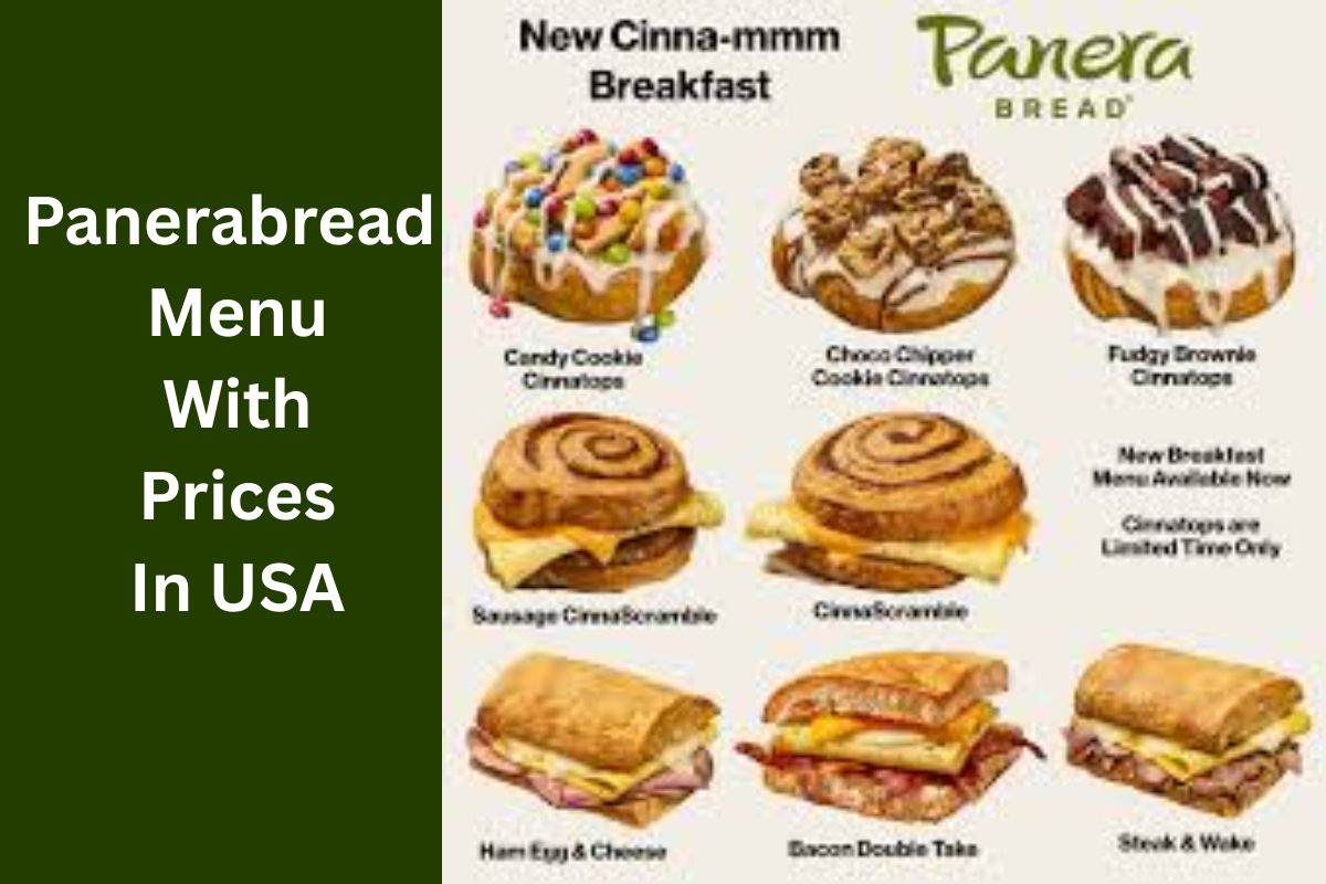 Panerabread Menu With Prices In USA