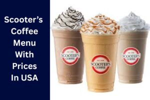 Scooter’s Coffee Menu With Prices In USA