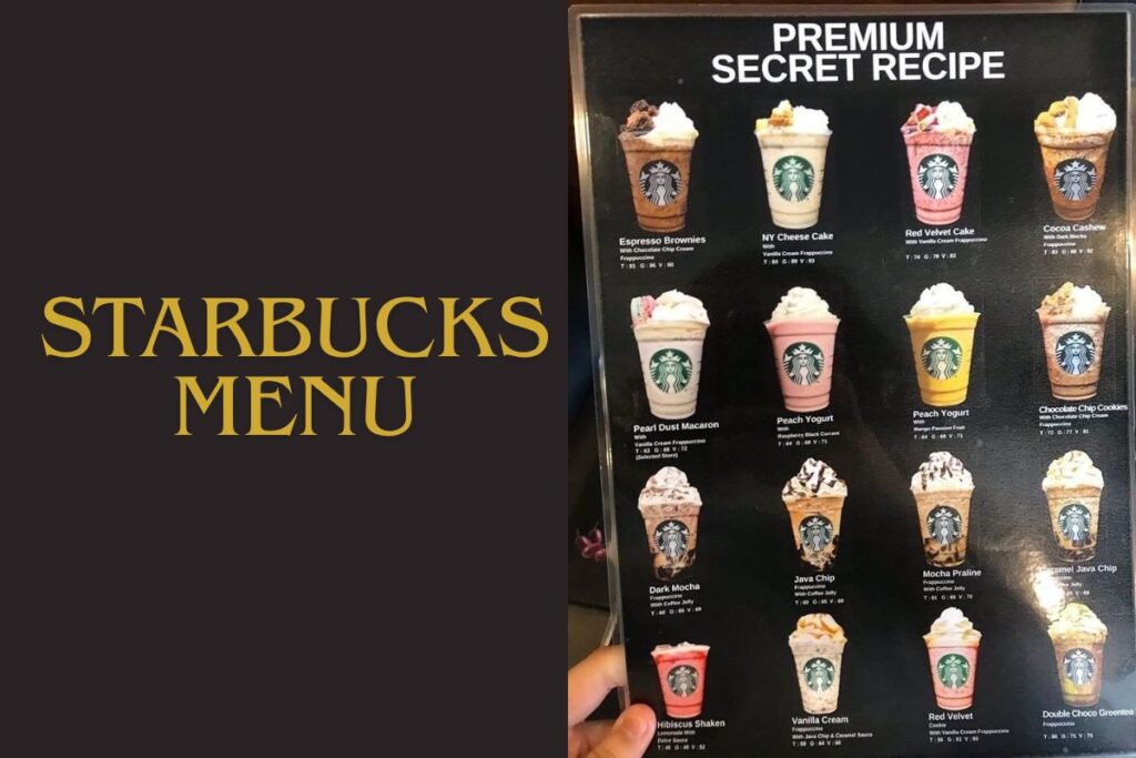 Starbucks Menu